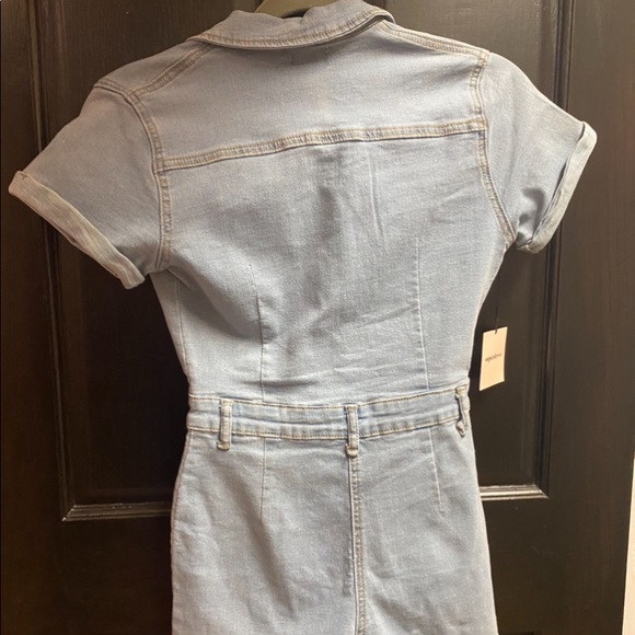 Superdown Amber Denim Romper - Picture 5 of 5